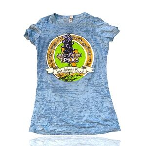 Josh Abbott Band “She’s Like Texas” Bluebonnet Vintage Convert Tee: Small